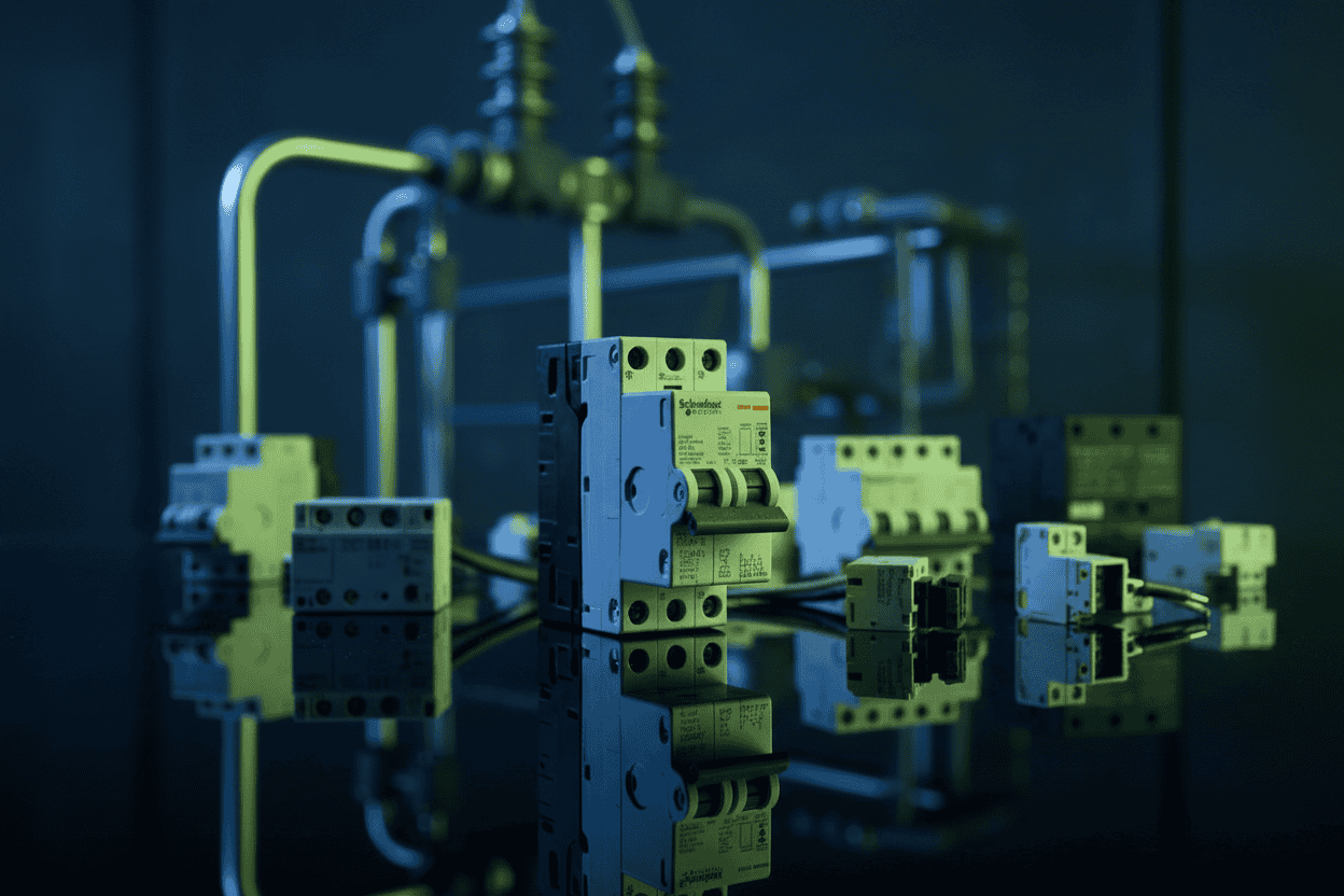 Breakers collection - Original ABB , Fuji and Schneider Electric Components.