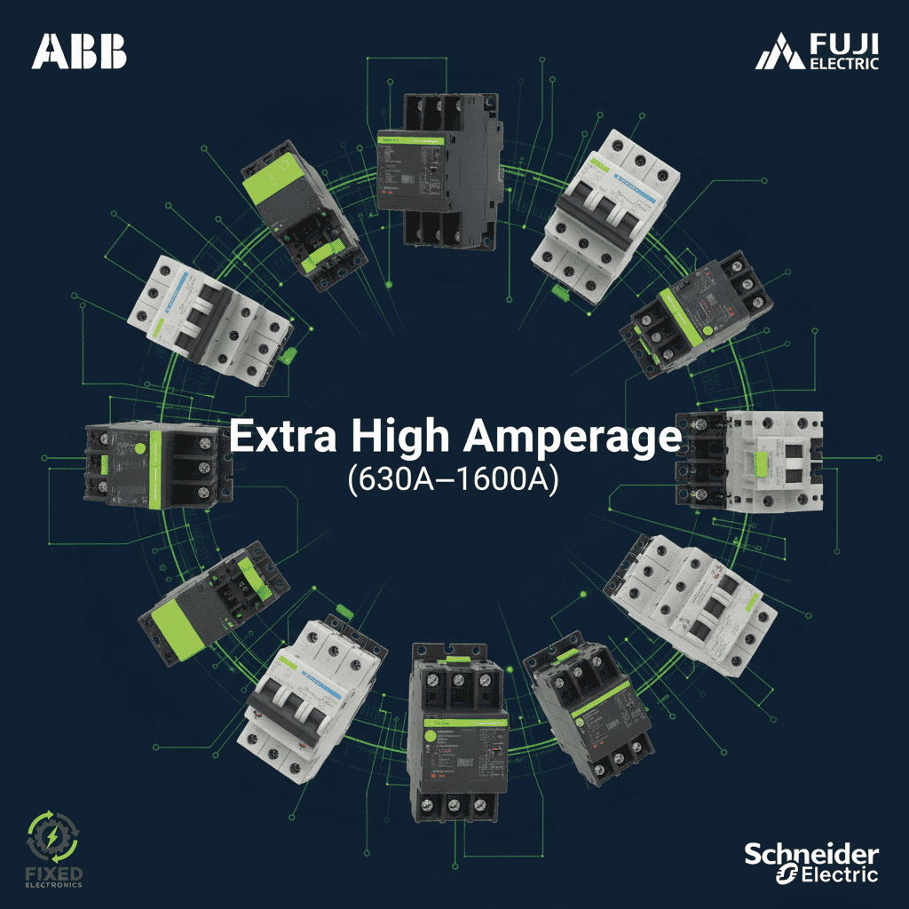 Extra High Amperage - Original ABB , Fuji and Schneider Electric Components.