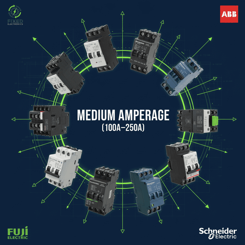 Medium Ampere - - Original ABB , Fuji and Schneider Electric Components.
