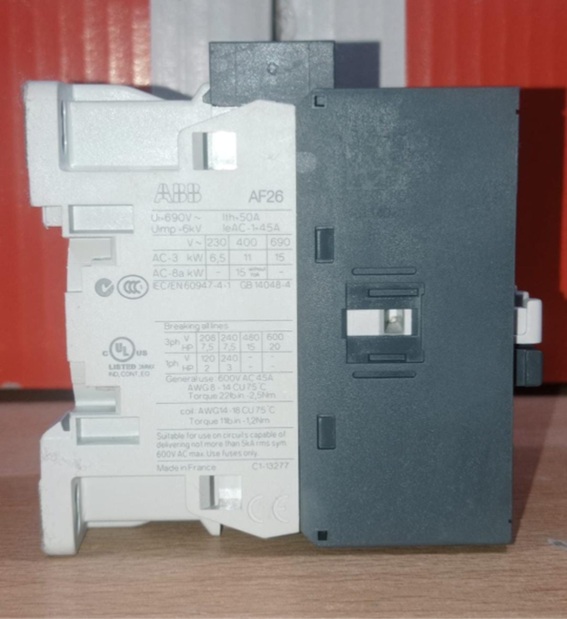 ABB AF26 contactor 18A 15kW 100-250V coil for motor control
