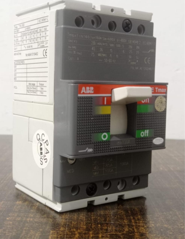 ABB Tmax T1N MCCB 3 Pole 125A-160A 36kA industrial circuit breaker