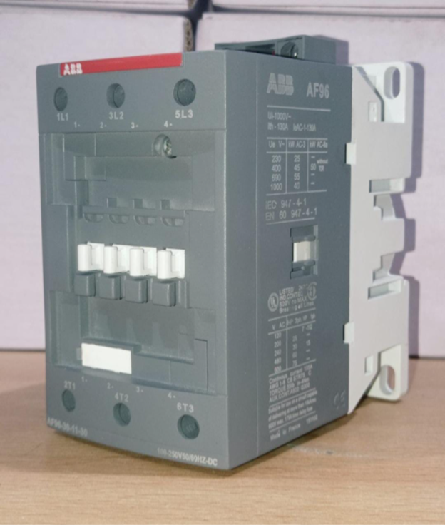 ABB AF96 industrial contactor 96A 45kW 100-250V coil for heavy-duty motors