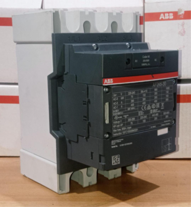 ABB AF265 heavy-duty contactor 265A 132kW 250-400V coil for large industrial motors