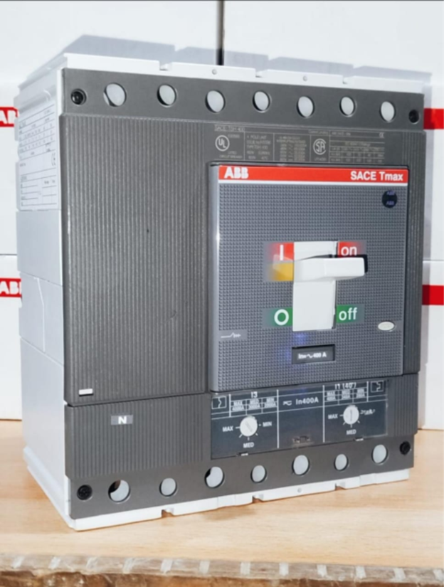 ABB Tmax T5N MCCB 4 Pole 320A-630A 36kA industrial circuit breaker.