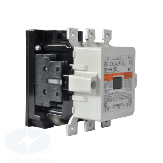 Fuji SC-N4 Contactor – Genuine Lotted (3 Pole + 2NO / 2NC, 24–220V Coil, 40 kW / 55 HP, 135A)