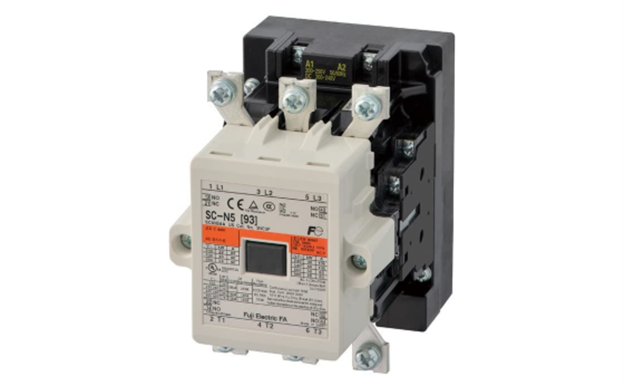 Fuji SC-N5 Contactor – Genuine Lotted (3 Pole + 2NO / 2NC, 24–220V Coil, 55 kW / 75 HP, 150A)