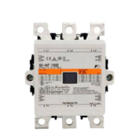 Fuji SC-N7 Contactor – Genuine Lotted (3 Pole + 2NO / 2NC, 24–220V Coil, 75 kW / 100 HP, 200A)