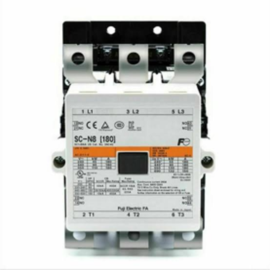 Fuji SC-N8 Contactor – Genuine Lotted (3 Pole + 2NO / 2NC, 24–220V Coil, 90 kW / 125 HP, 260A)