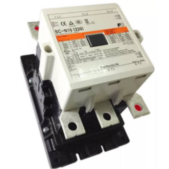 Fuji SC-N10 Contactor – Genuine Lotted (3 Pole + 2NO / 2NC, 24–220V Coil, 110 kW / 150 HP, 260A)