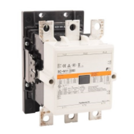 Fuji SC-N11 Contactor – Genuine Lotted (3 Pole + 2NO / 2NC, 24–220V Coil, 160 kW / 215 HP, 350A)